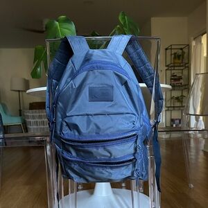 KEVIN.MURPHY Voyager Navy Blue Multi-Zip Backpack